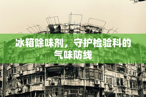 冰箱除味剂，守护检验科的气味防线