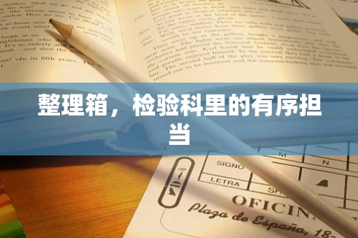 整理箱，检验科里的有序担当