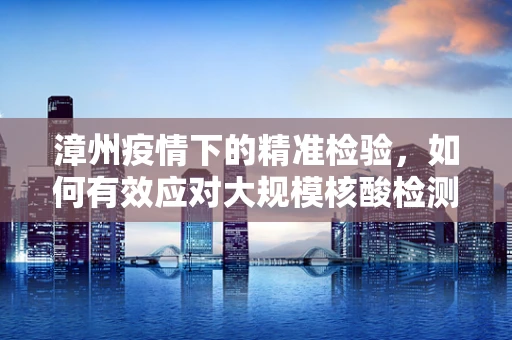漳州疫情下的精准检验，如何有效应对大规模核酸检测挑战？
