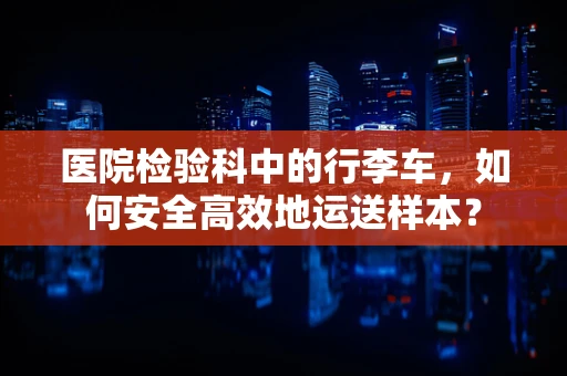 医院检验科中的行李车，如何安全高效地运送样本？