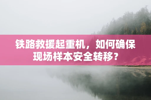 铁路救援起重机，如何确保现场样本安全转移？