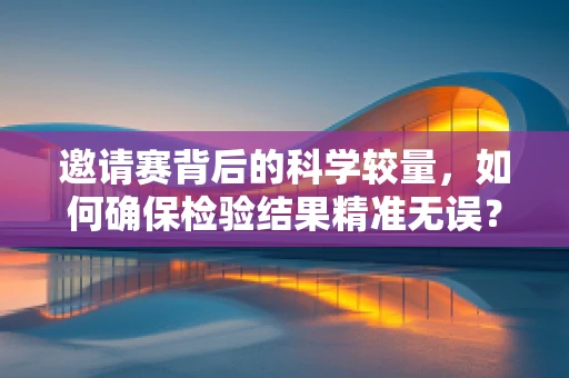 邀请赛背后的科学较量，如何确保检验结果精准无误？