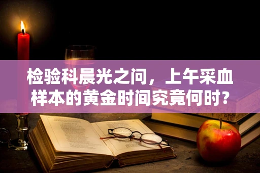 检验科晨光之问，上午采血样本的黄金时间究竟何时？