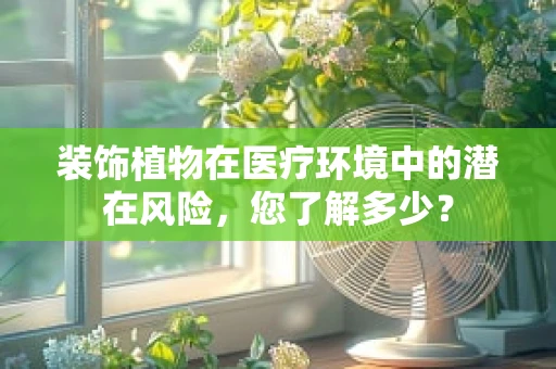装饰植物在医疗环境中的潜在风险，您了解多少？