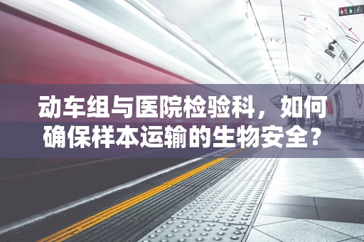 动车组与医院检验科，如何确保样本运输的生物安全？