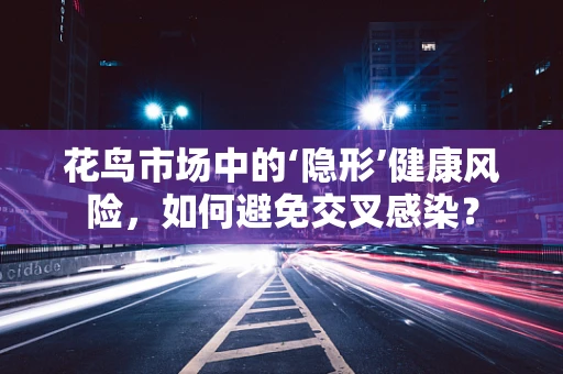 花鸟市场中的‘隐形’健康风险，如何避免交叉感染？