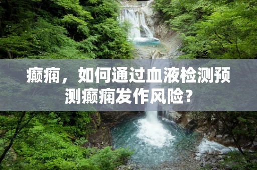癫痫，如何通过血液检测预测癫痫发作风险？