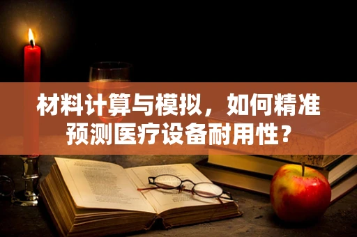 材料计算与模拟，如何精准预测医疗设备耐用性？