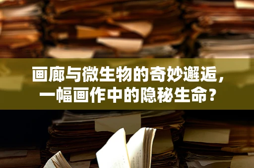 画廊与微生物的奇妙邂逅，一幅画作中的隐秘生命？