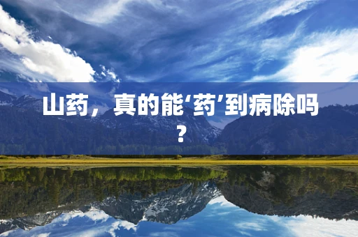 山药，真的能‘药’到病除吗？