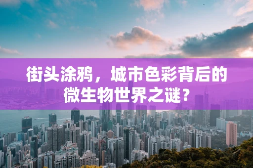 街头涂鸦，城市色彩背后的微生物世界之谜？