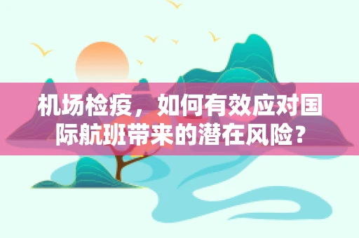 机场检疫，如何有效应对国际航班带来的潜在风险？