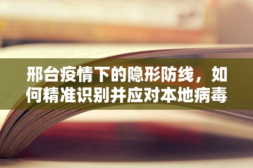 邢台疫情下的隐形防线，如何精准识别并应对本地病毒变种？