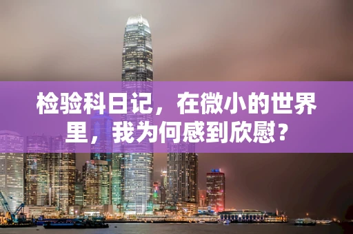检验科日记，在微小的世界里，我为何感到欣慰？