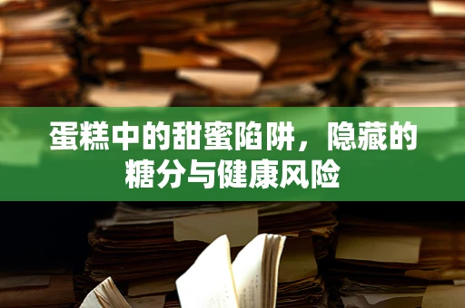 蛋糕中的甜蜜陷阱，隐藏的糖分与健康风险