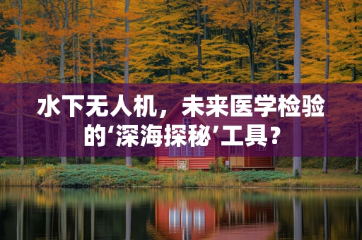 水下无人机，未来医学检验的‘深海探秘’工具？