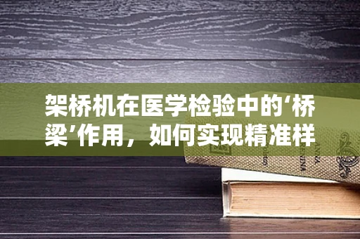 架桥机在医学检验中的‘桥梁’作用，如何实现精准样本传输？