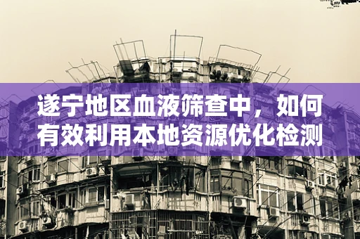 遂宁地区血液筛查中，如何有效利用本地资源优化检测流程？