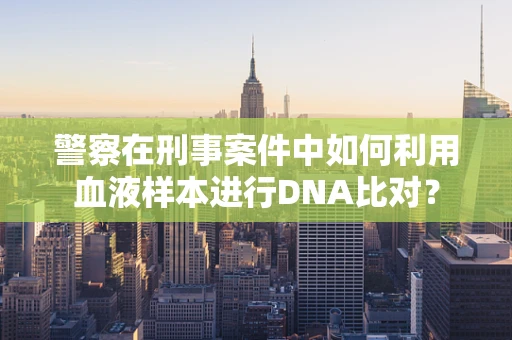 警察在刑事案件中如何利用血液样本进行DNA比对？