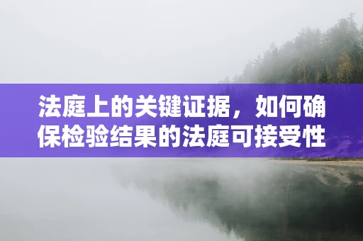 法庭上的关键证据，如何确保检验结果的法庭可接受性？