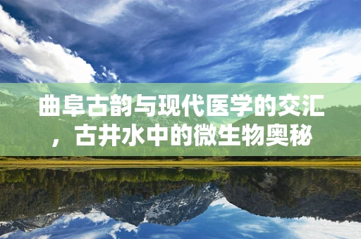曲阜古韵与现代医学的交汇，古井水中的微生物奥秘