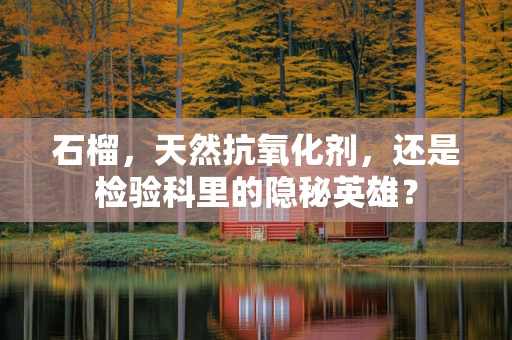 石榴，天然抗氧化剂，还是检验科里的隐秘英雄？