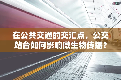 在公共交通的交汇点，公交站台如何影响微生物传播？