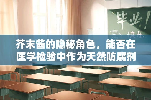 芥末酱的隐秘角色，能否在医学检验中作为天然防腐剂？