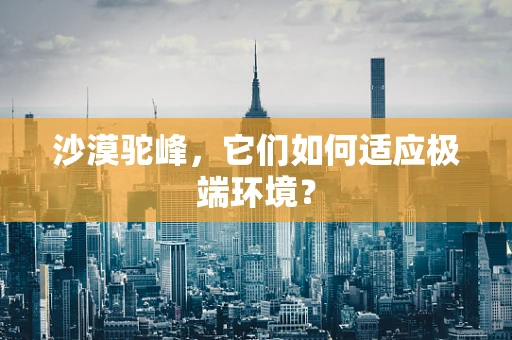 沙漠驼峰，它们如何适应极端环境？
