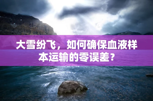 大雪纷飞，如何确保血液样本运输的零误差？
