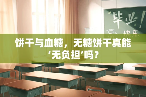 饼干与血糖，无糖饼干真能‘无负担’吗？