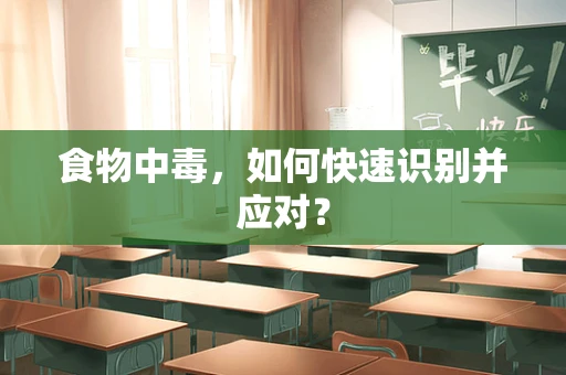 食物中毒，如何快速识别并应对？