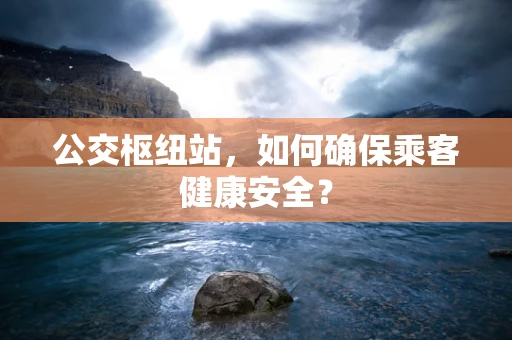 公交枢纽站，如何确保乘客健康安全？