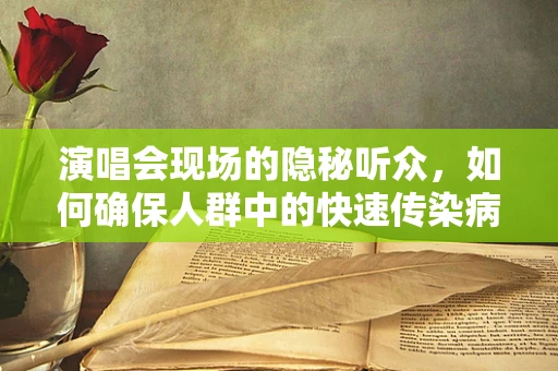 演唱会现场的隐秘听众，如何确保人群中的快速传染病防控？