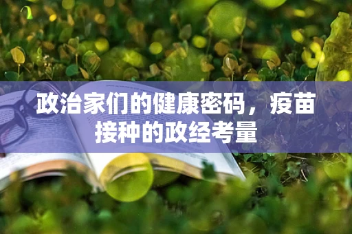 政治家们的健康密码，疫苗接种的政经考量