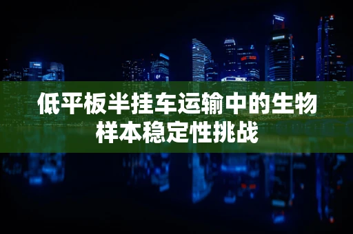 低平板半挂车运输中的生物样本稳定性挑战