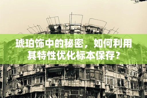 琥珀饰中的秘密，如何利用其特性优化标本保存？