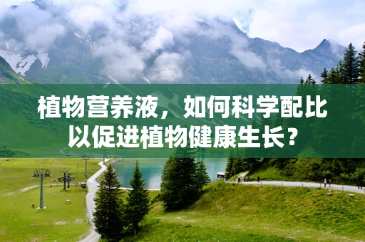植物营养液，如何科学配比以促进植物健康生长？