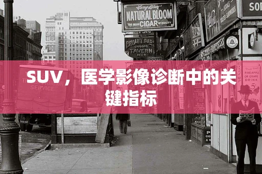SUV，医学影像诊断中的关键指标