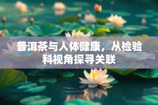 普洱茶与人体健康，从检验科视角探寻关联