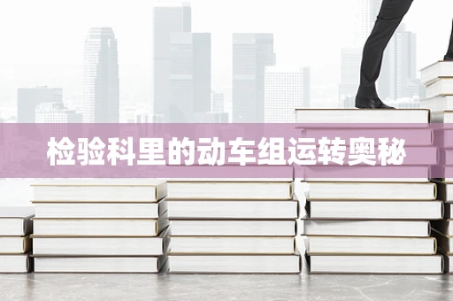 检验科里的动车组运转奥秘
