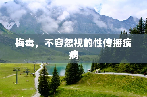 梅毒，不容忽视的性传播疾病