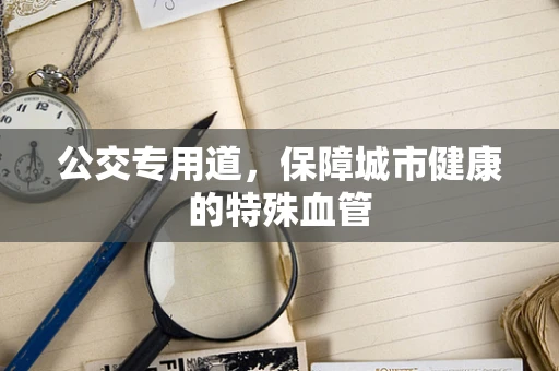 公交专用道，保障城市健康的特殊血管