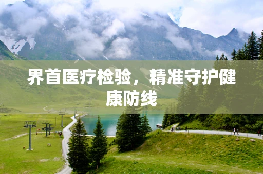 界首医疗检验，精准守护健康防线