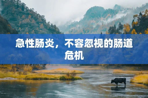 急性肠炎，不容忽视的肠道危机