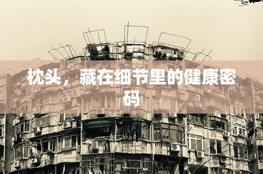 枕头，藏在细节里的健康密码