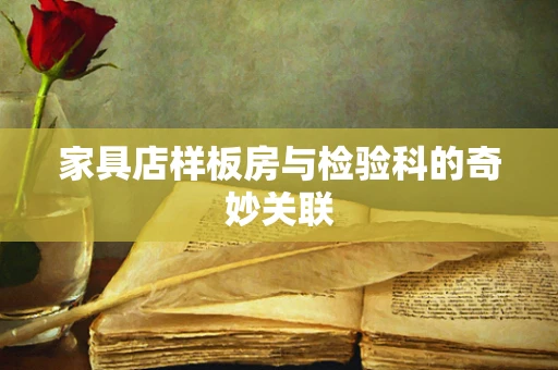 家具店样板房与检验科的奇妙关联