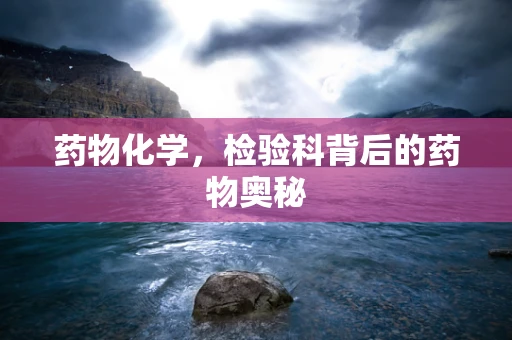药物化学，检验科背后的药物奥秘