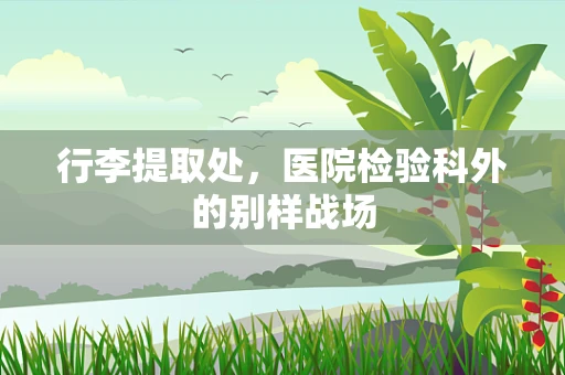 行李提取处，医院检验科外的别样战场