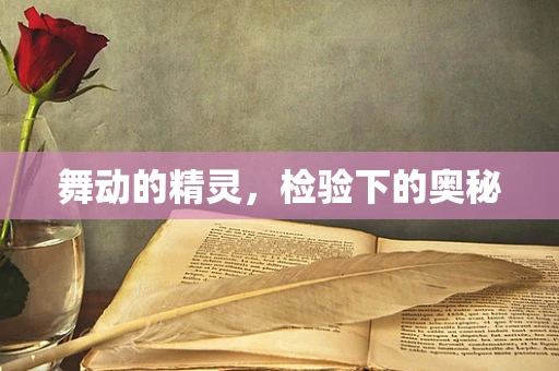 舞动的精灵，检验下的奥秘